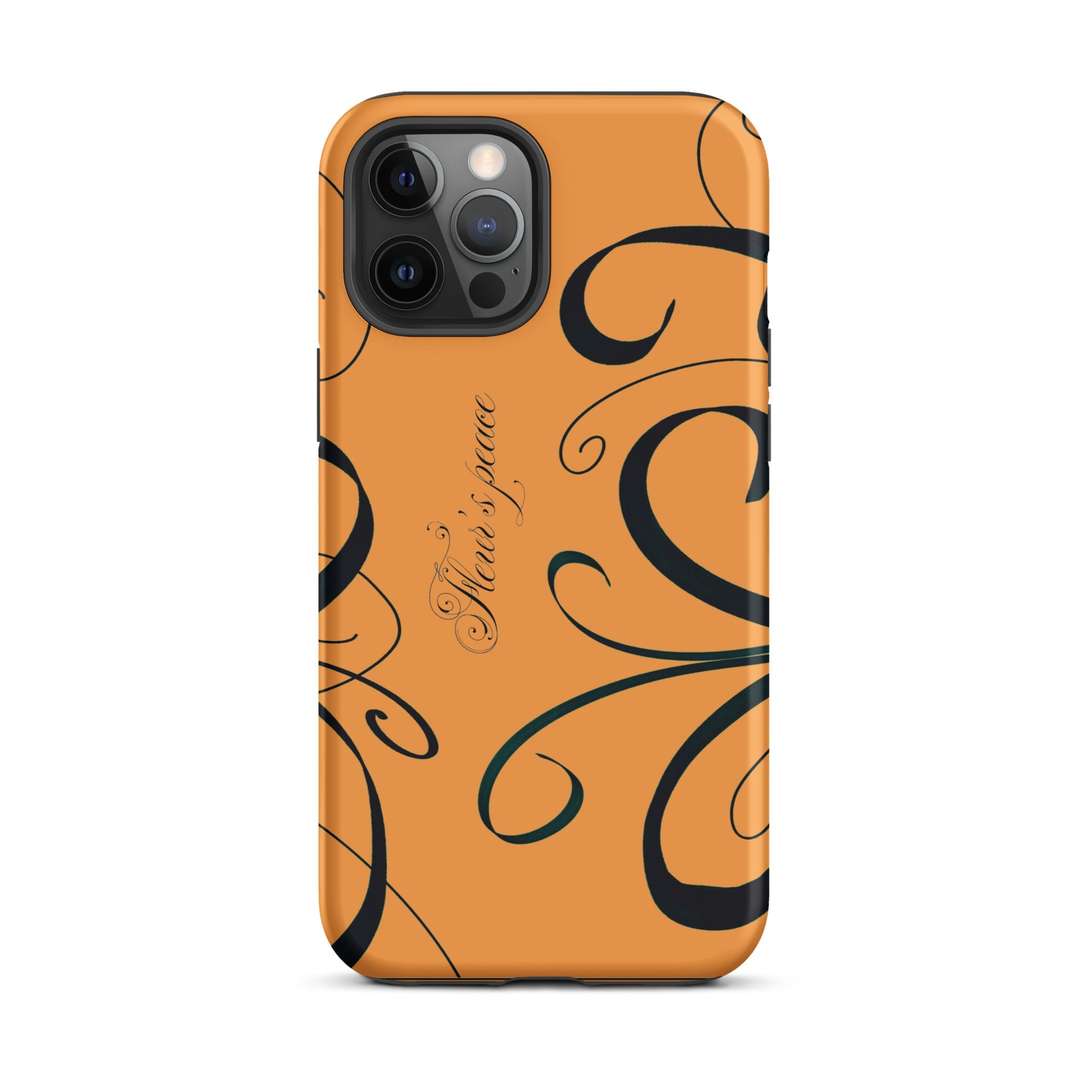 Swirly Tiger Lily iphone case - Fleur's Peace