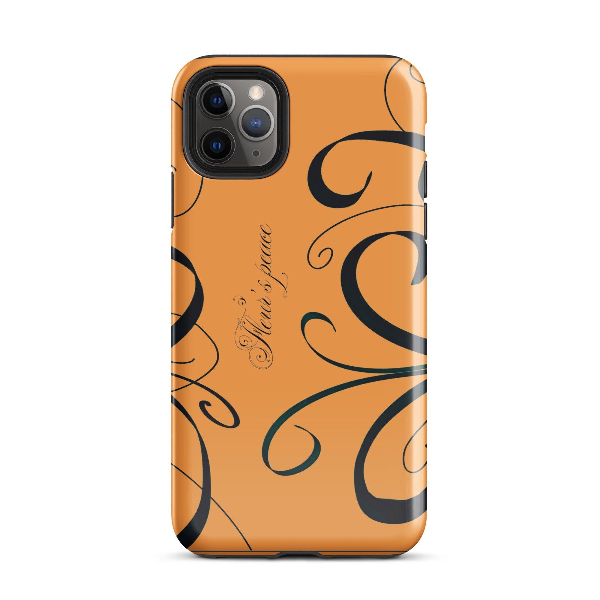 Swirly Tiger Lily iphone case - Fleur's Peace
